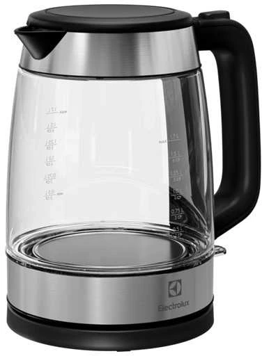 Tefal Glass Virdulys KI605830 electric virdulys 1.7 L 2200 W Juodas, Sidabrinis, Transparent