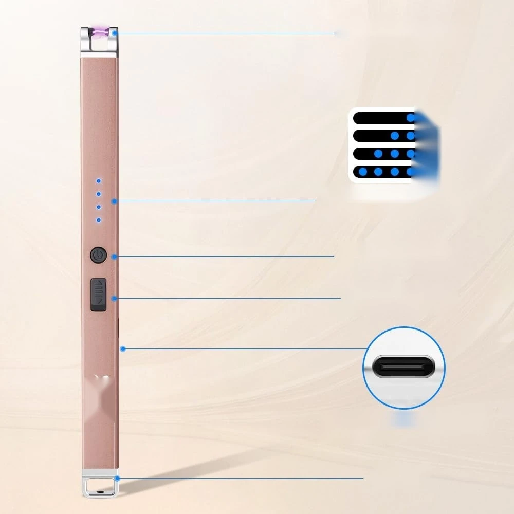 ELEKTRINIS USB BEDEGIS VĖJO SAUGUS NEŠIOJAMASIS