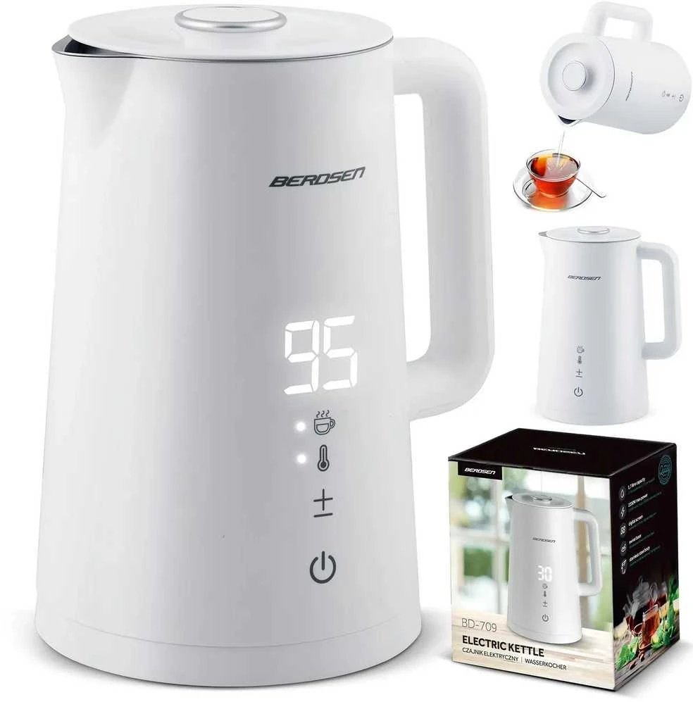 Elektrinis virdulys 1,7 l Berdsen BD-709 baltas