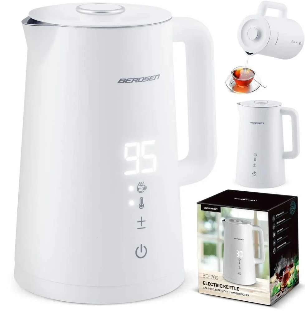 Elektrinis virdulys 1,7 l Berdsen BD-709 baltas
