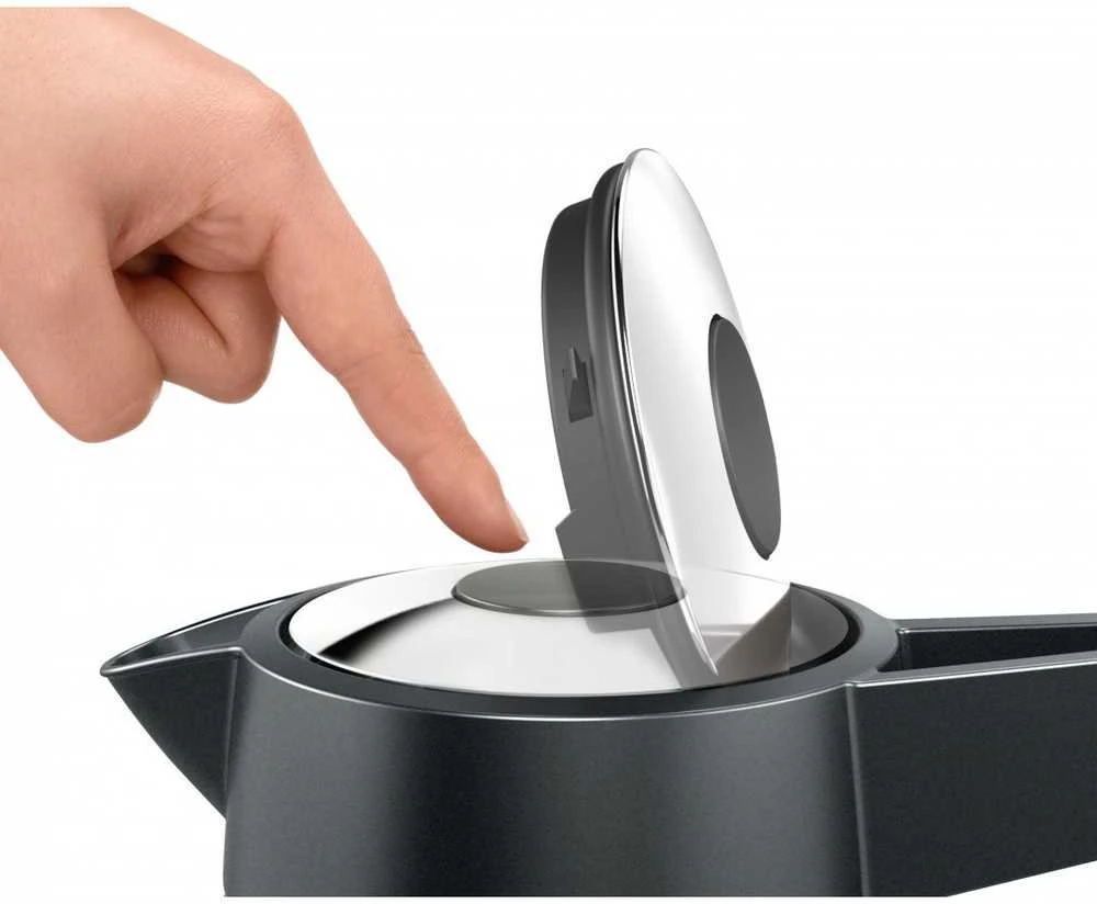 Virdulys Bosch TWK5P475 DesignLine, Grafito spalvos, 1,7 L