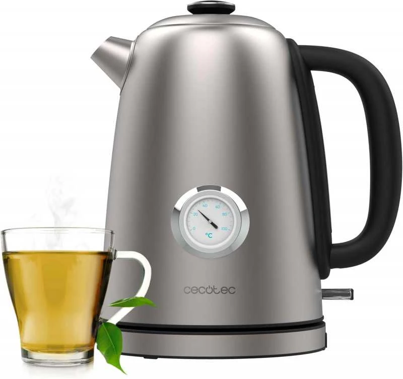Cecotec Virdulys | Thermosense 620 Vintage | Electric | 2200 W | 1.7 L | Nerūdijantis plienas | 360° rotational base | Nerūdijantis plienas