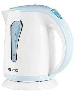 ECG Elektrinė virdulys RK 2020 Baltas Glass, 2 L, 360° base with power cord storage, Mėlyna backlight, 1850-2200 W