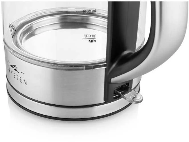 ETA Virdulys | ETA415490000 Crysten | Elektrinis | 2100 W | 1,7 l | Stiklas | 360° besisukantis pagrindas | Stiklas