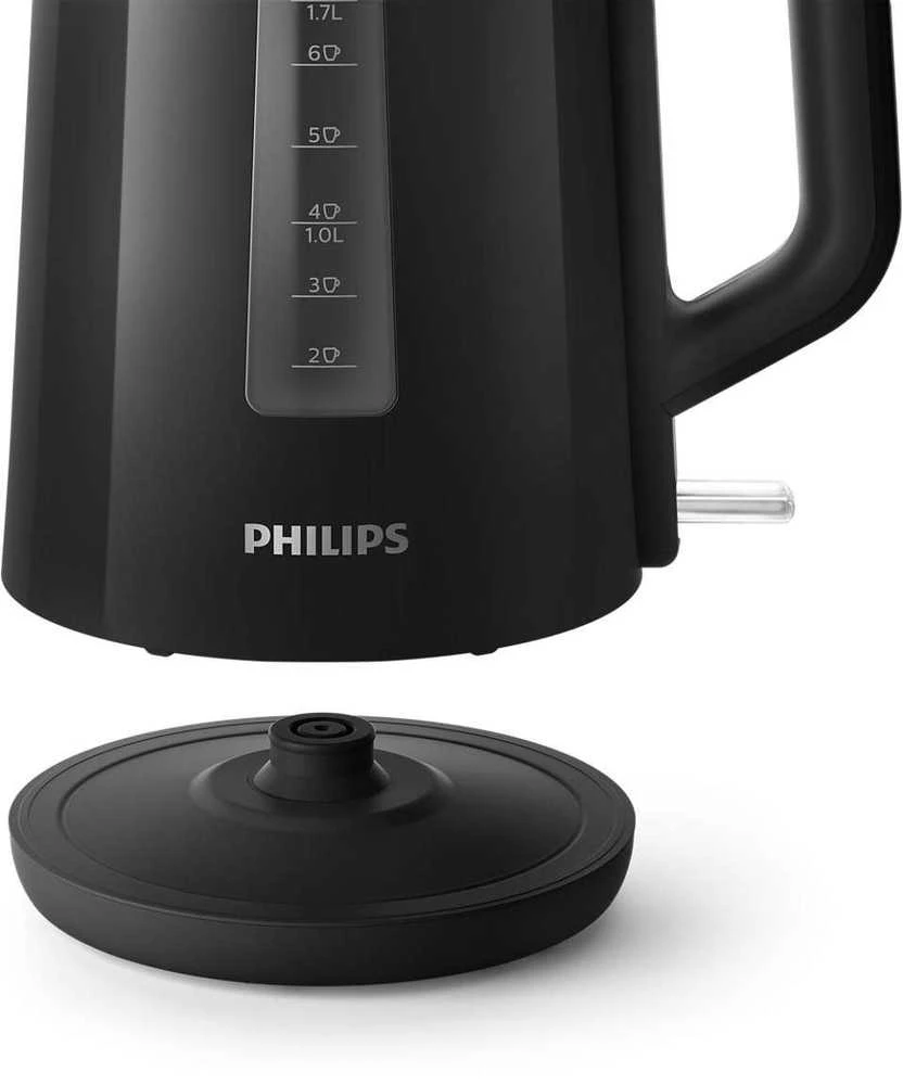 Philips Series 3000 Virdulys – 1,7 litro, šeimai skirtas dydis, juodas (HD9318/20)
