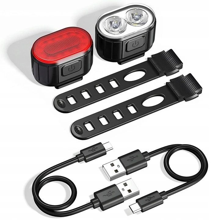 Elektromet DVIRAČIO LEMPAS PRIEKINĖ GALINĖ LED DVIRAČIO ŠVIESOS VARANKA GALINGAS USB