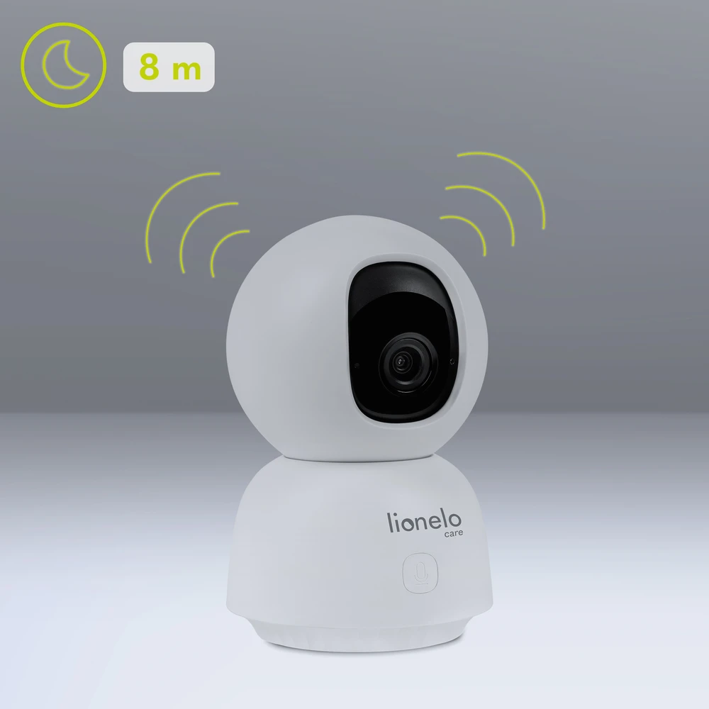 Elektroninė auklė, WiFi kamera, peržiūra telefone, Lionelo judėjimo sekimas