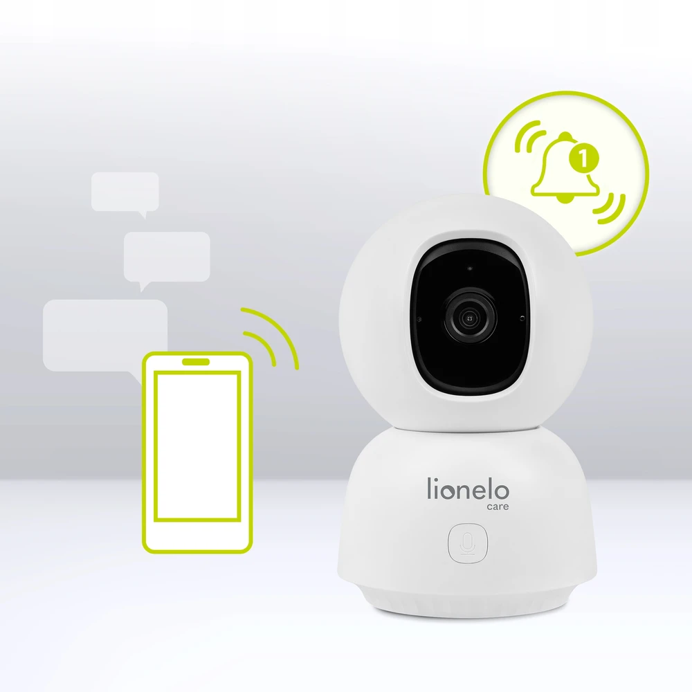 Elektroninė auklė, WiFi kamera, peržiūra telefone, Lionelo judėjimo sekimas