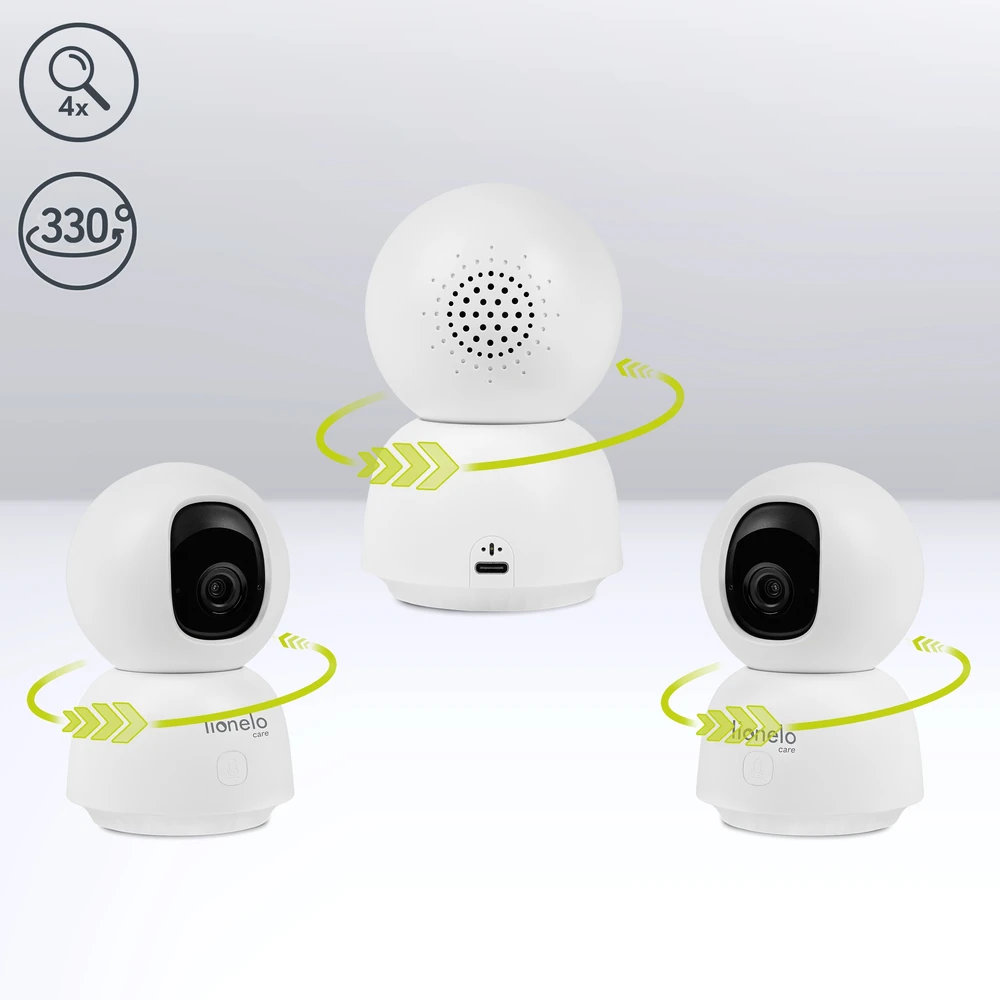 Elektroninė auklė, WiFi kamera, peržiūra telefone, Lionelo judėjimo sekimas