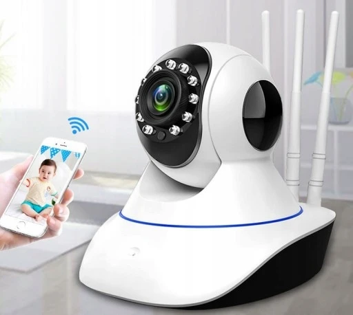 ELEKTRONINĖ AUKLĖS IŠMANIOS KAMEROS TELEFONUI WiFi 1080P STEBĖJIMAS
