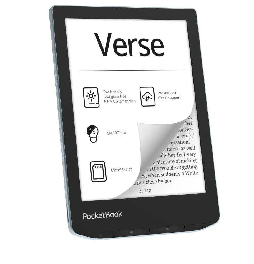 Elektroninė skaityklė Pocketbook Verse 6" 8GB Bright Blue (PB629-2-WW), Mėlyna