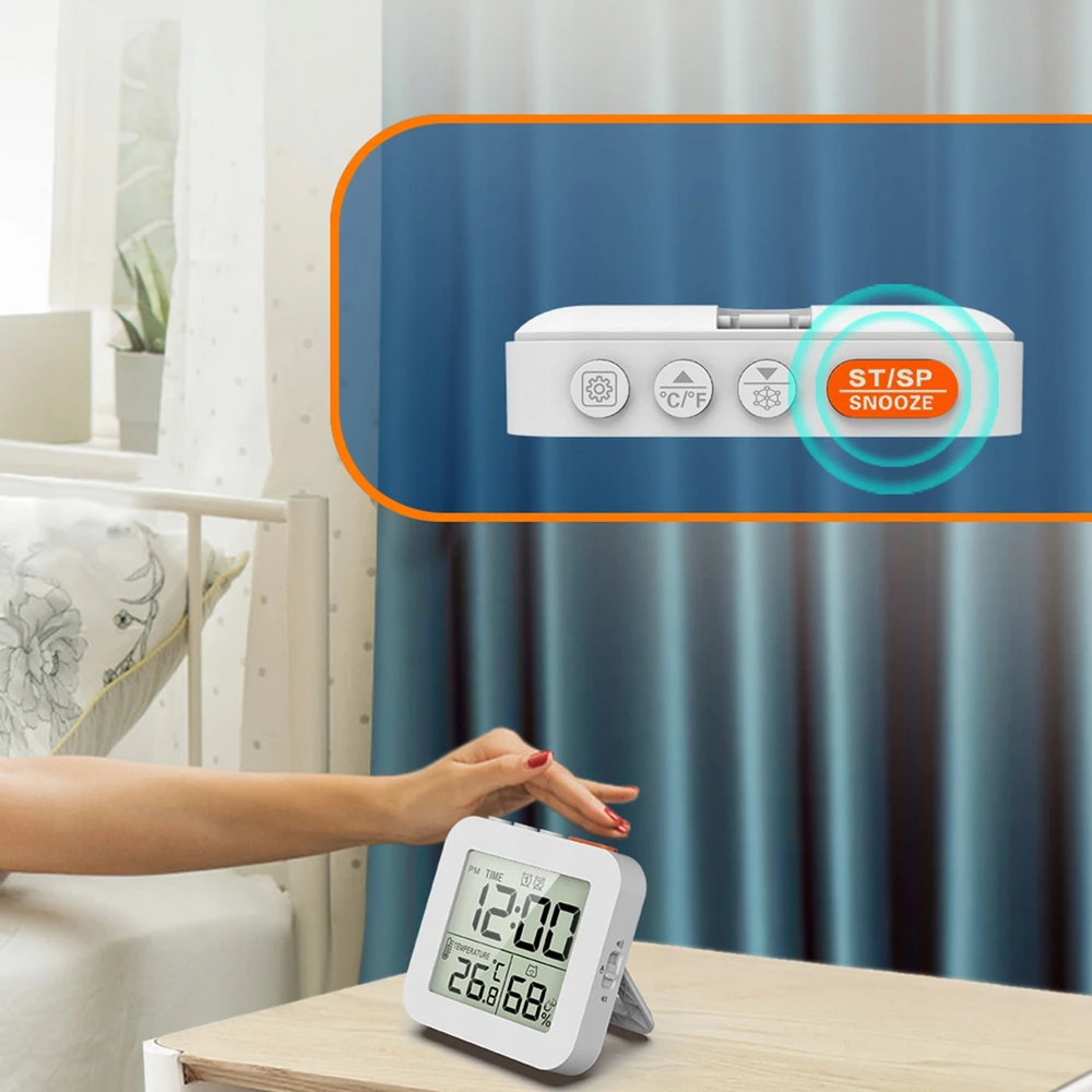 ELEKTRONINIS KAMBARIO TERMOMETRAS IR HIGROMETRAS DRĖGMĖS IR TEMPERATŪROS MATAVIMAS