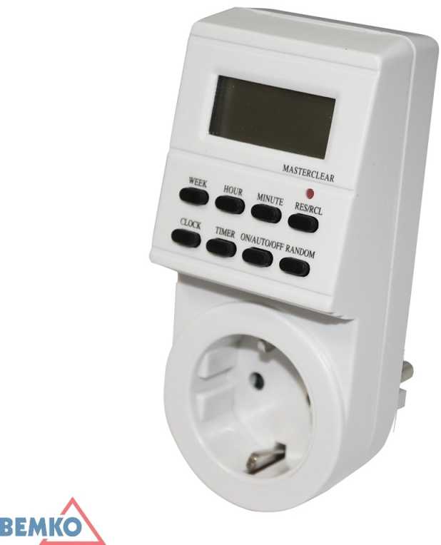 Bemko Mechaninis laikmatis 7D SCHUKO