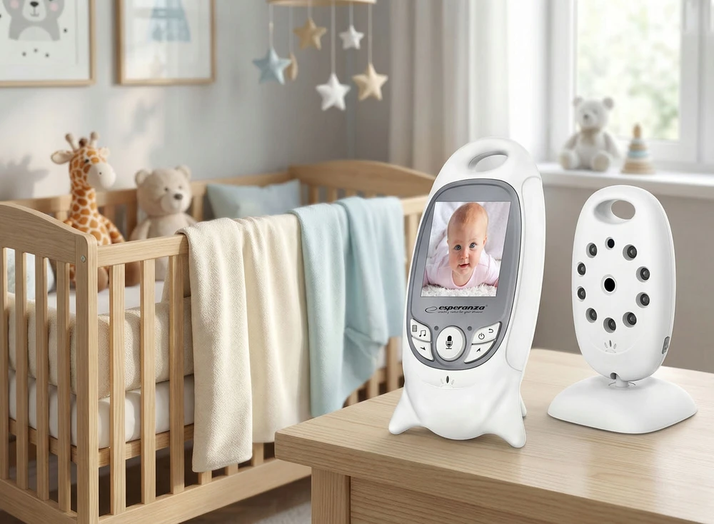 ELEKTRONINIS NANNY ESPERANZA GREGORIO LCD 2,0 colių tiesioginis nakties režimas
