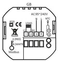 Elektroninis programuojamas termostatas (termoreguliatorius) Feelspot WTH51.36 NEW