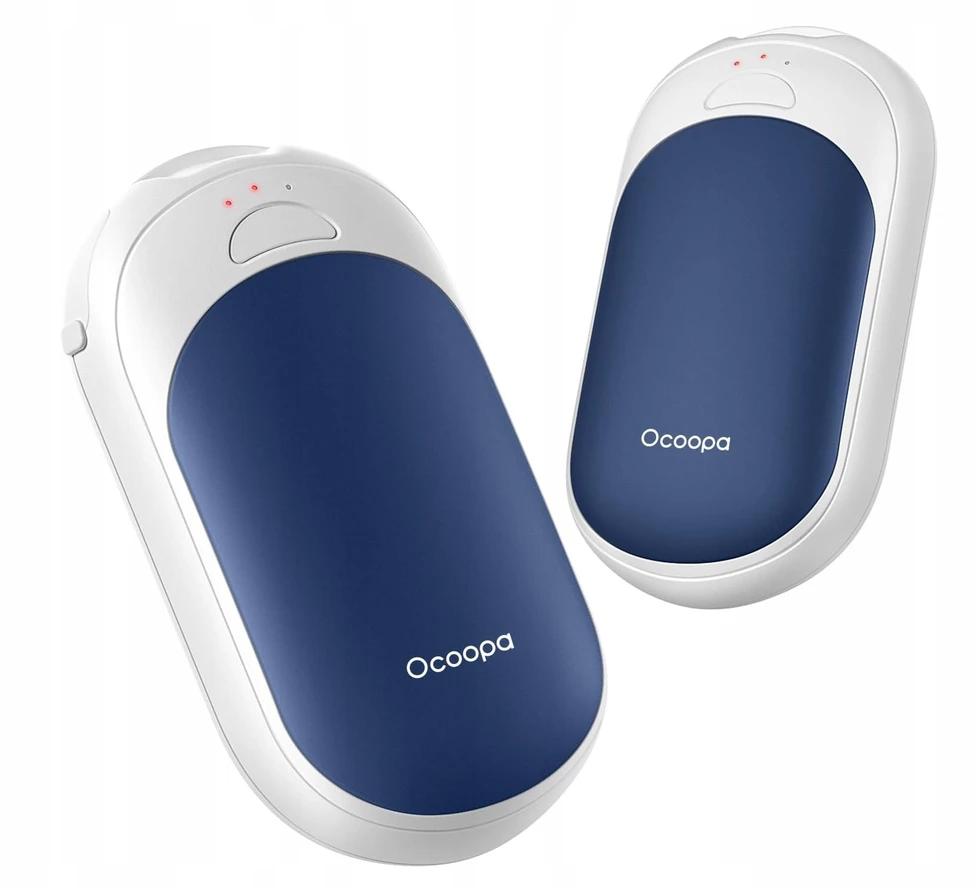 Ocoopa UT3 Lite 2x2500 mAh rankų šildytuvas, USB-C, juoda/juoda
