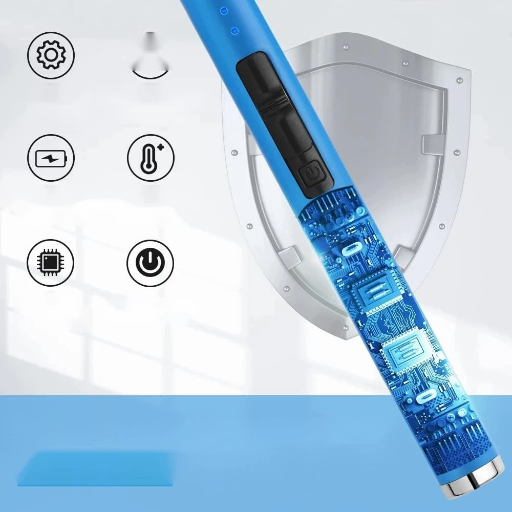 ELEKTRONINIS USB PLAZMA žiebtuvėlis, NEATSPIRANT VĖJO UŽDEGIMO
