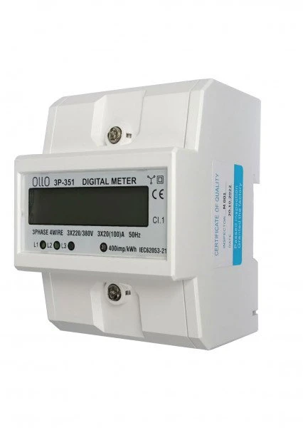 Schneider Electric Elektros energijos skaitiklis SCHNEIDER, 230V, 40A, B, MID. 1 modulio; A9MEM2000