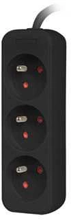 LANBERG PS0-03E-0150-BK 1.5M Juodas 3X 230V Lanter EXTENSION PL. CABLE FROM FULL COPPER