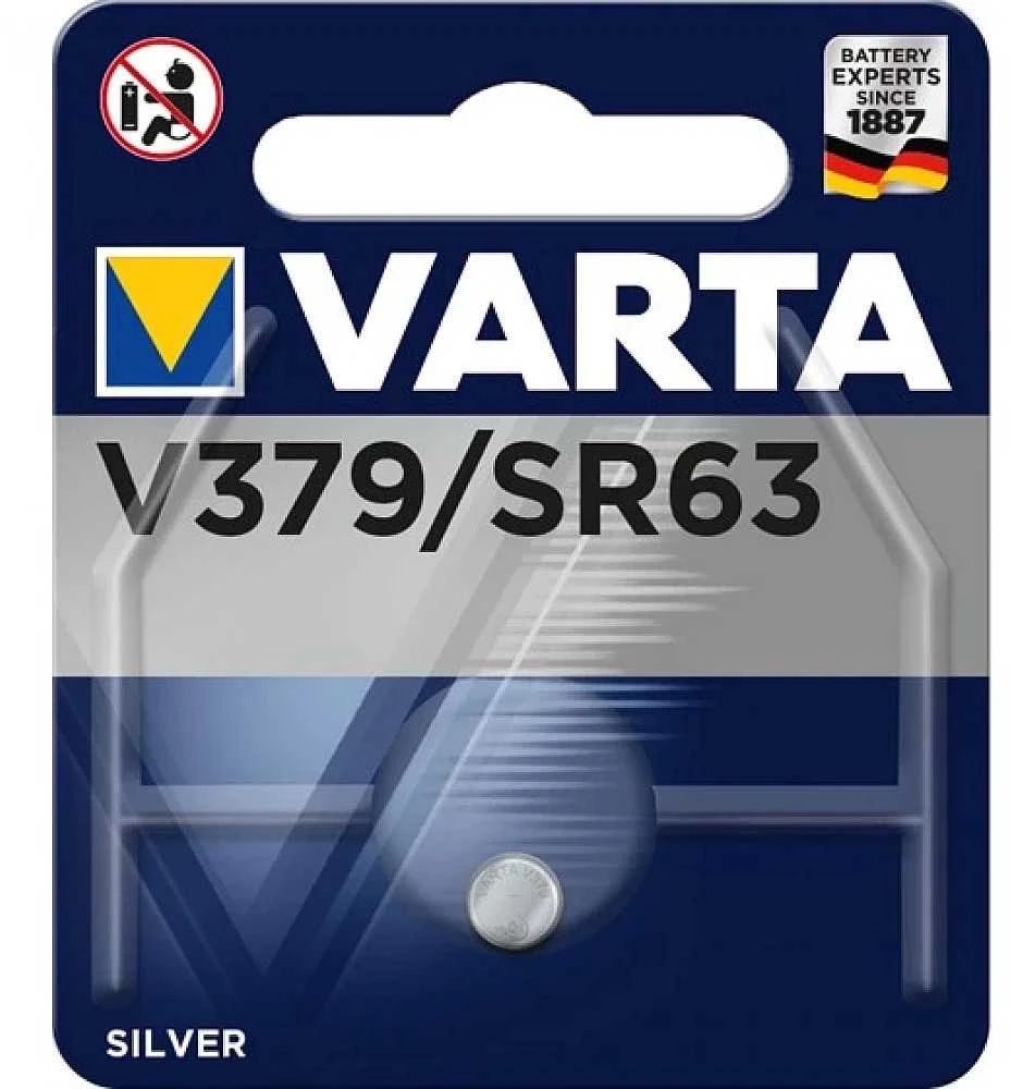Varta V 379 Vienkartinė baterija SR63 Sidabro oksidas (S)