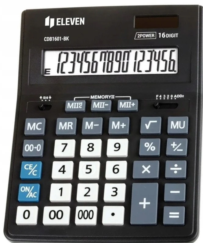 Eleven CDB1601-BK (EU) office skaičiuotuvas