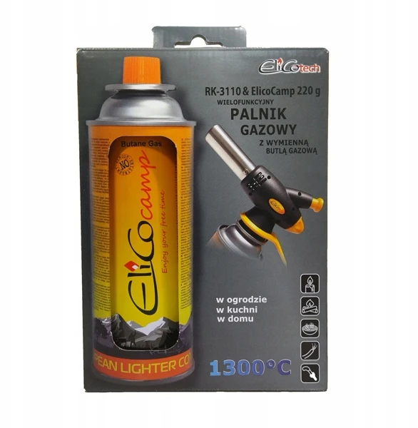 ELICO PALNIK GAZOWY RK-3110+GAZ 220g