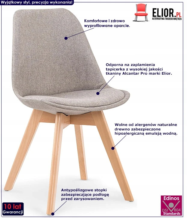 Elior MEDINĖ KĖDĖ ==== EAMES STILIUS VIRTUVĖS SVETAINEI