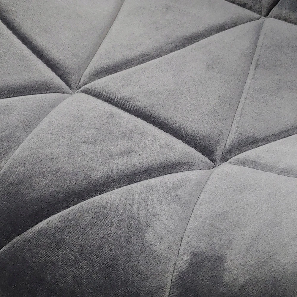 Bm Design Eliot Velvet kėdė, pilka – aksominė