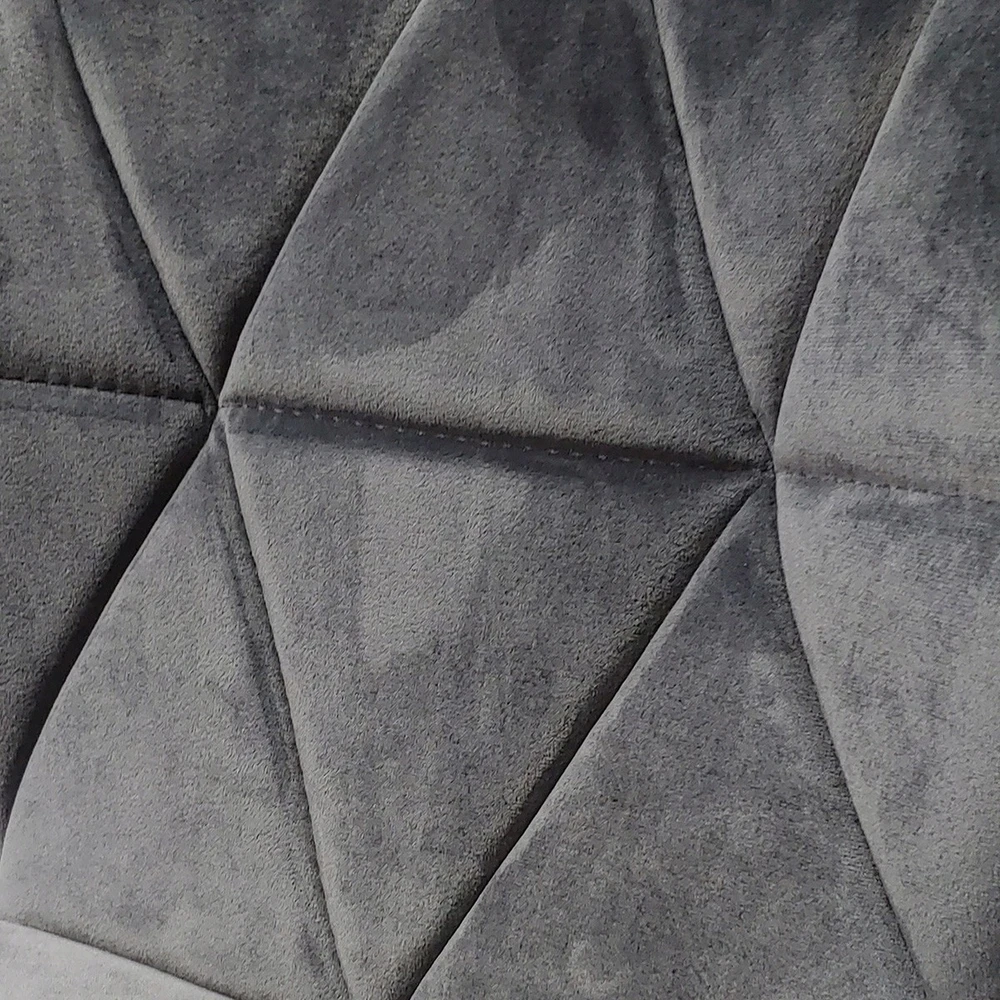 Bm Design Eliot Velvet kėdė, pilka – aksominė