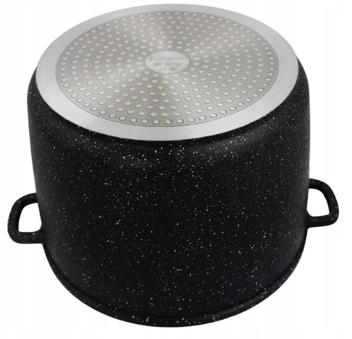 Elitehoff Puodas 6l 24cm su dangčiu, marmurinė danga