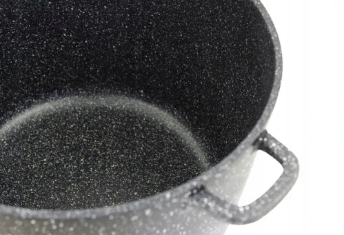 Elitehoff Puodas 6l 24cm su dangčiu, marmurinė danga