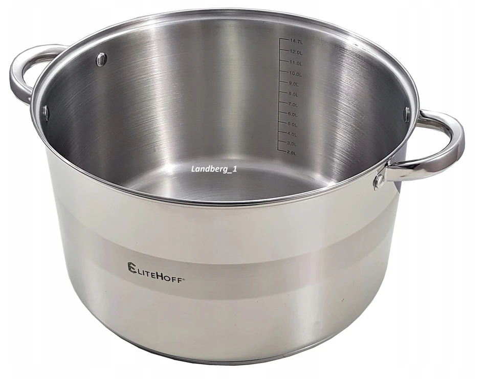 Elitehoff tradicinis plieno puodas 34cm / 17,7l