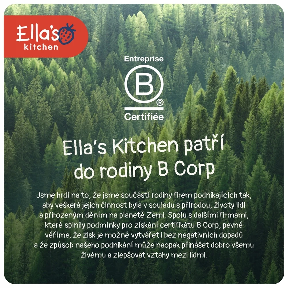 Ella's Kitchen BIO kriaušių, žirnių ir brokolių putėsiai, 120 g