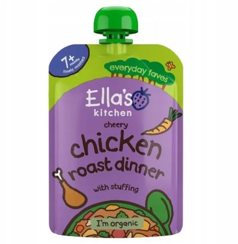 Ella's Kitchen Organic Keptos vištienos vakarienė su įdaru 130g
