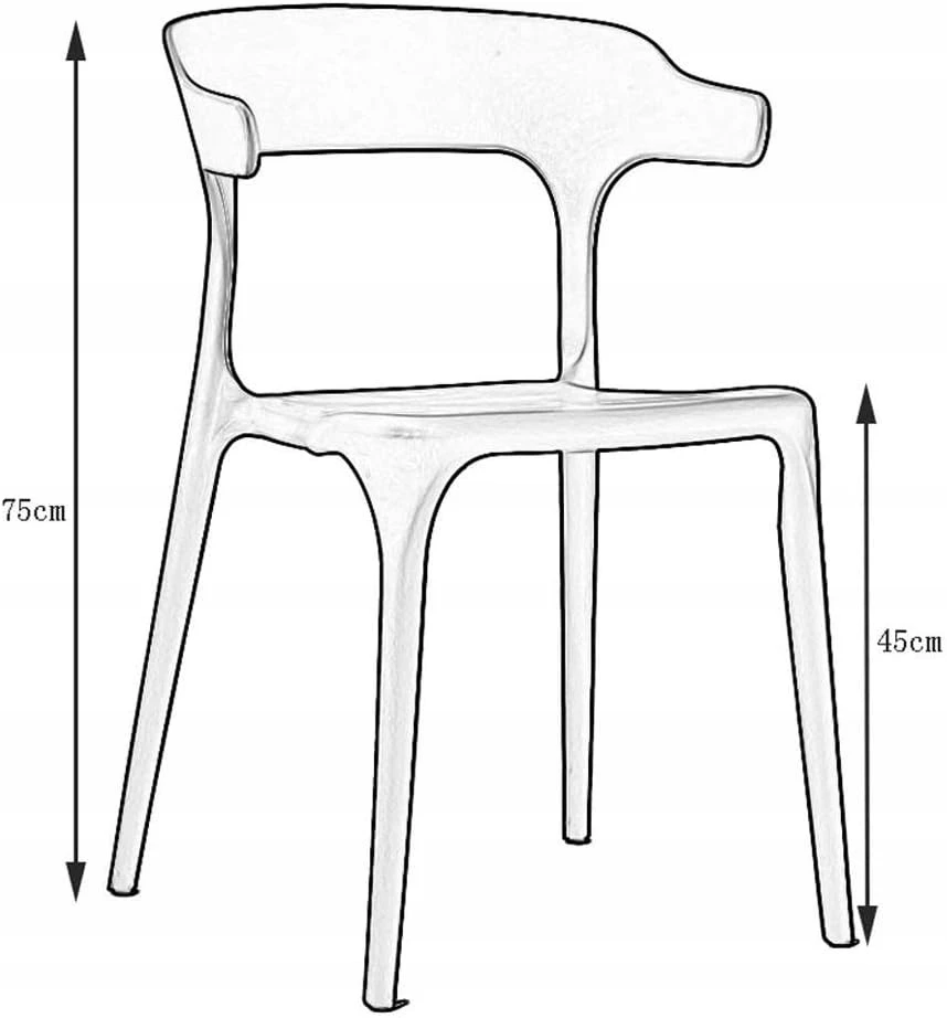Elmeri Ažūrinė kėdė Gray Scandinavian Bistro Dining Room Hotel Home