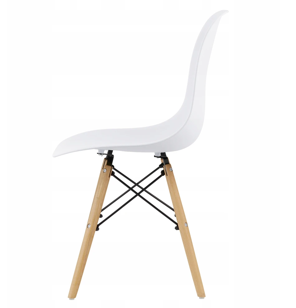 Elmeri Skandinaviško stiliaus kėdė su balto buko kojomis, skirta PREMIUM Kitchen Living Room