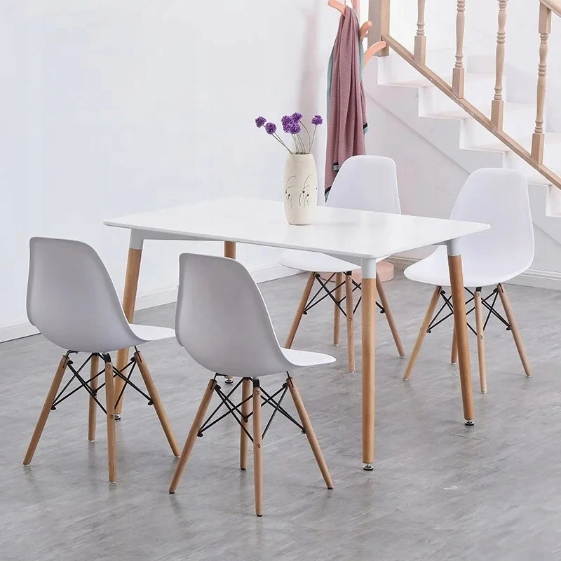 Elmeri Skandinaviško stiliaus kėdė su balto buko kojomis, skirta PREMIUM Kitchen Living Room