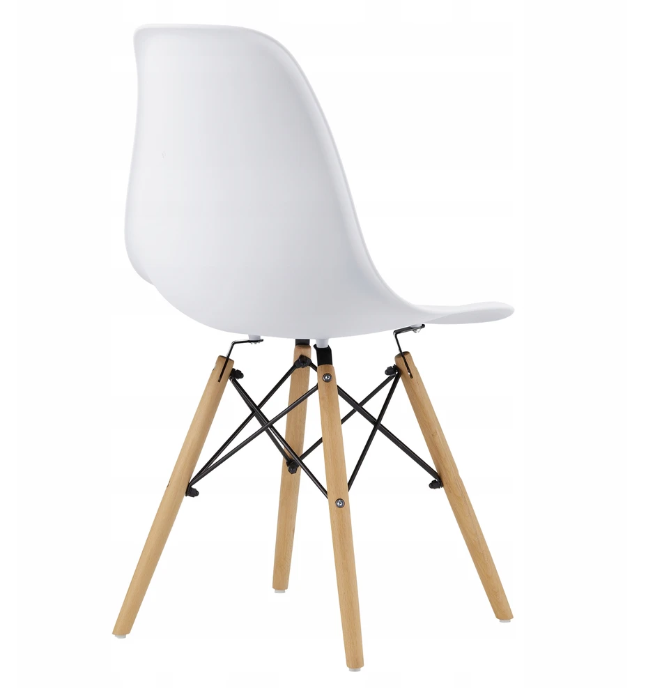 Elmeri Skandinaviško stiliaus kėdė su balto buko kojomis, skirta PREMIUM Kitchen Living Room