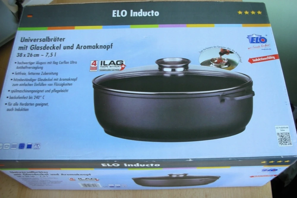 ELO INDUCTO Keptuvė 38x25cm 7,5l