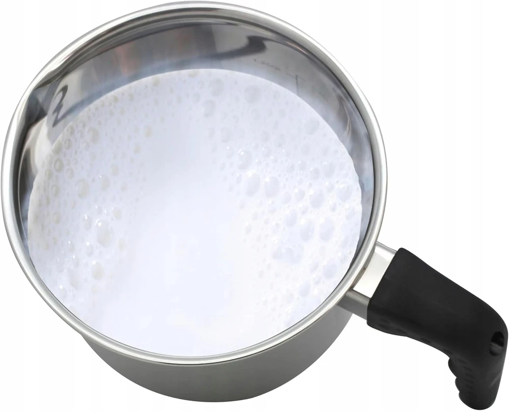 ELO Pieno puodelis 14 cm su rankena 1,6 l aukštos kokybės plienas