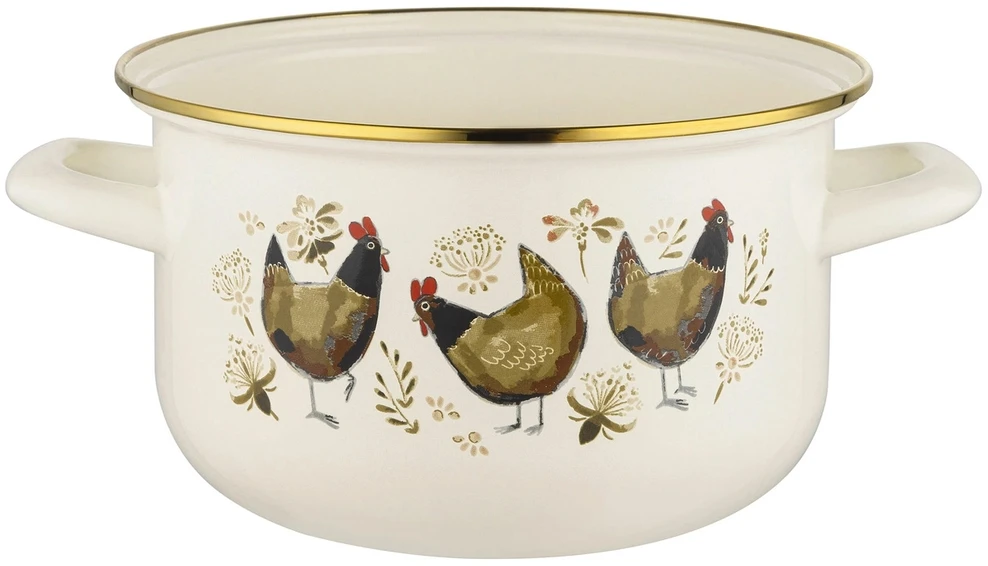 Emalia Pleszew EMALINIS PUODAS, AUKSO BAŽNYČIA, EMALINIS PLESZEW, 18 CM, 3 L