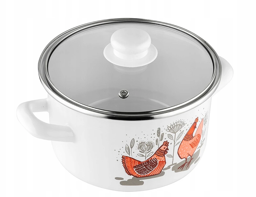 Emalia Pleszew EMALINIS PUODAS RUBINKA ENAMEL PLESZEW 22CM 4.7L