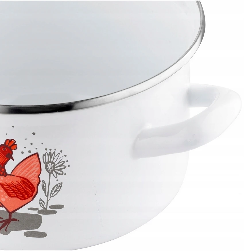 Emalia Pleszew EMALINIS PUODAS RUBINKA ENAMEL PLESZEW 18CM 2,6L