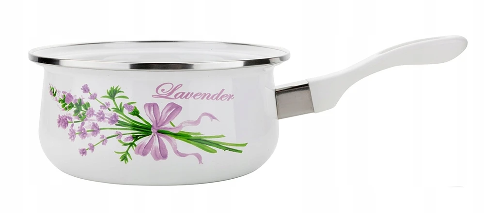 Emalia Pleszew Emaliuotas Puodas DECOR ENAMEL PLESZEW 16 CM 1,4 L