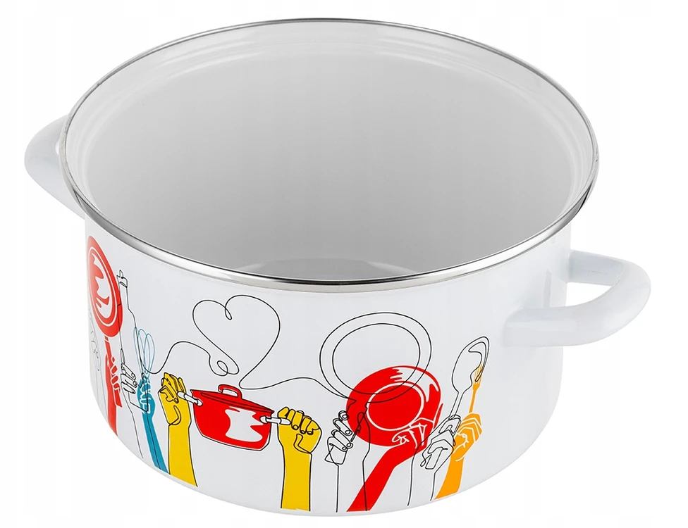 Emalia Pleszew Emaliuotas puodas PEPITO ENAMEL PLESZEW 22 CM 4,7L