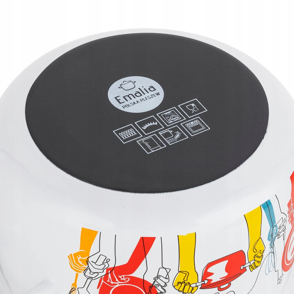 Emalia Pleszew Emaliuotas puodas PEPITO ENAMEL PLESZEW 22 CM 4,7L