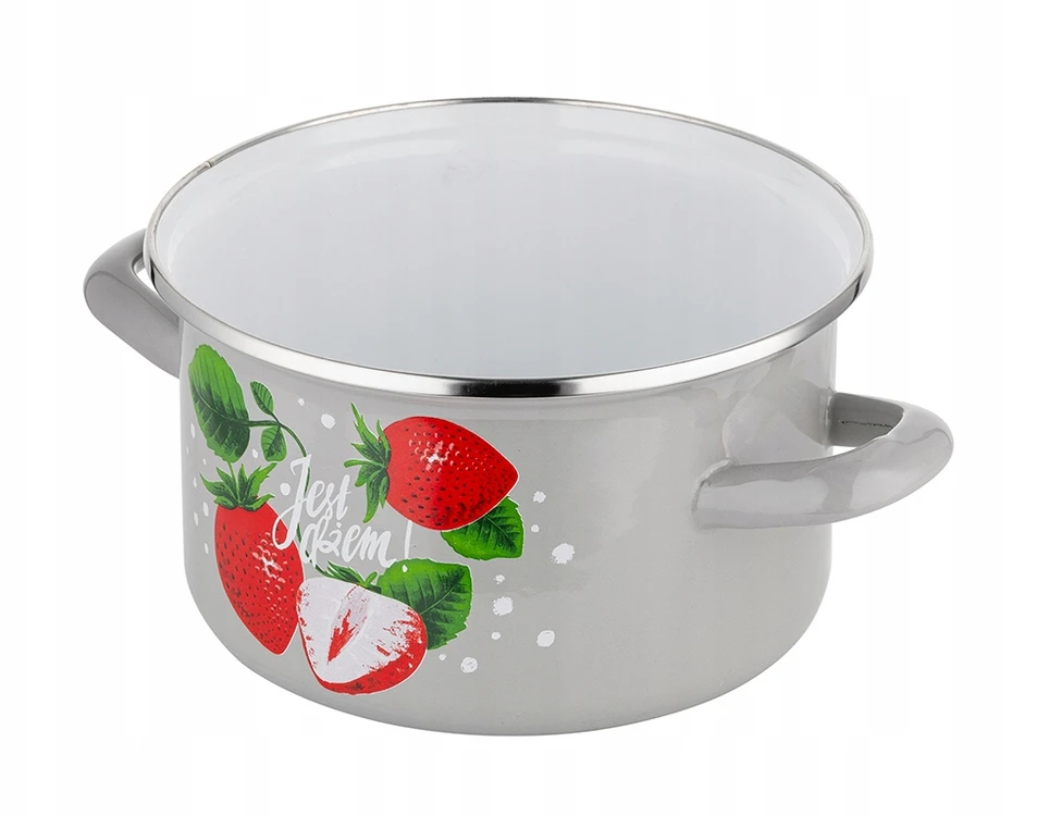 Emalia Pleszew Emaliuotas uogienės puodas ENAMEL PLESZEW 18 CM 3 L