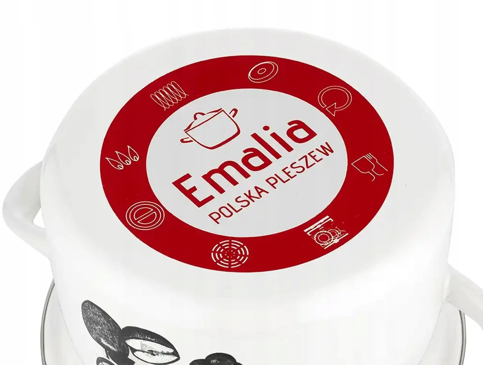 Emalia Pleszew Emaliuotas vazonas FRUITS ENAMEL PLESZEW 16 CM 2 L