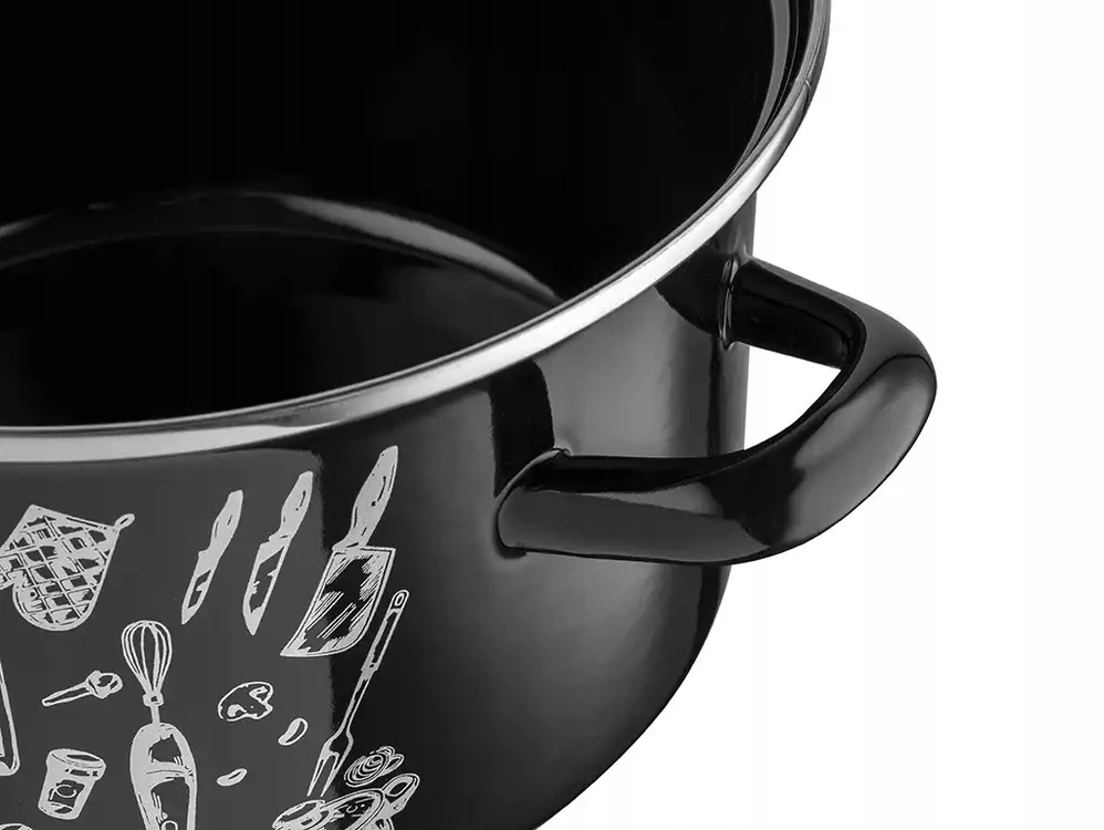 Emalia Pleszew VIRTUVĖS PUODAS Juodas PLESZEW EEMAL 18 CM 3 L