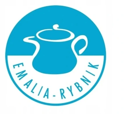 Mondex Emalia Rybnik Emaliuotas puodas 4,5l, 20cm, kremas su grybukais